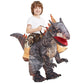 Goosh Inflatable Dinosaur Costume Riding Stegosaurus For Kids Halloween Costumes Boys Girls 36In Funny Blow Up Costume For Halloween Party Cosplay(2-3 Yrs)