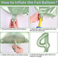 Biapian 40 Inch Sage Green Number 40 Balloons, Large Foil Number 4 & 0 Balloons With 18'' Olive Green Heart Balloon For 40Th Yea