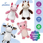PLUSHOLOGY Squishy Pig Stuffed Animal; Ultra Soft and Cuddly Plush Toy for Kids 3 Years Old to mature-themeds; Child-Safe Embroidered Eyes adds a Unique Aesthetic; (6 Tall)