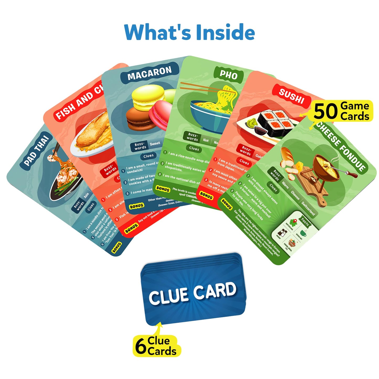 Skillmatics Guess in 10 Foods Card Game - Educational Travel Toy for Kids, Ages 8+, Multicolor, Model SKILL109GFW