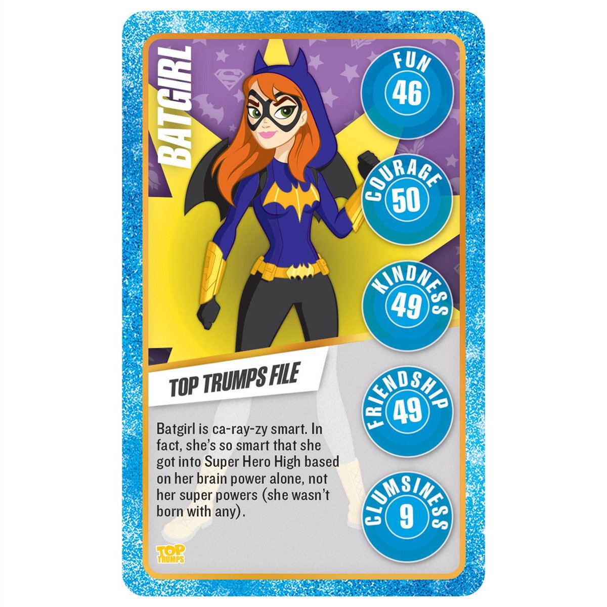 Dc Superhero Girls Top Trumps Card Game