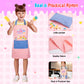 Meland Ice Cream Toy - Wooden Ice Cream Play Set With Aprons, Kids Toys For Toddlers Pretend Play, Toys For Girls Boys 3 4 5 6 7