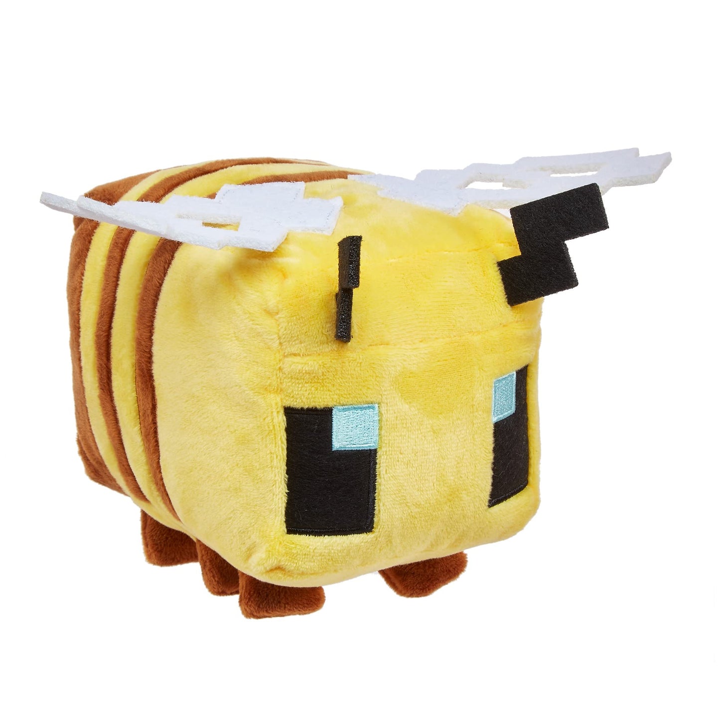 Mattel Minecraft Basic 8-inch Plush Bee Stuffed Animal Figure  Soft Doll Inspired by Video Game Character