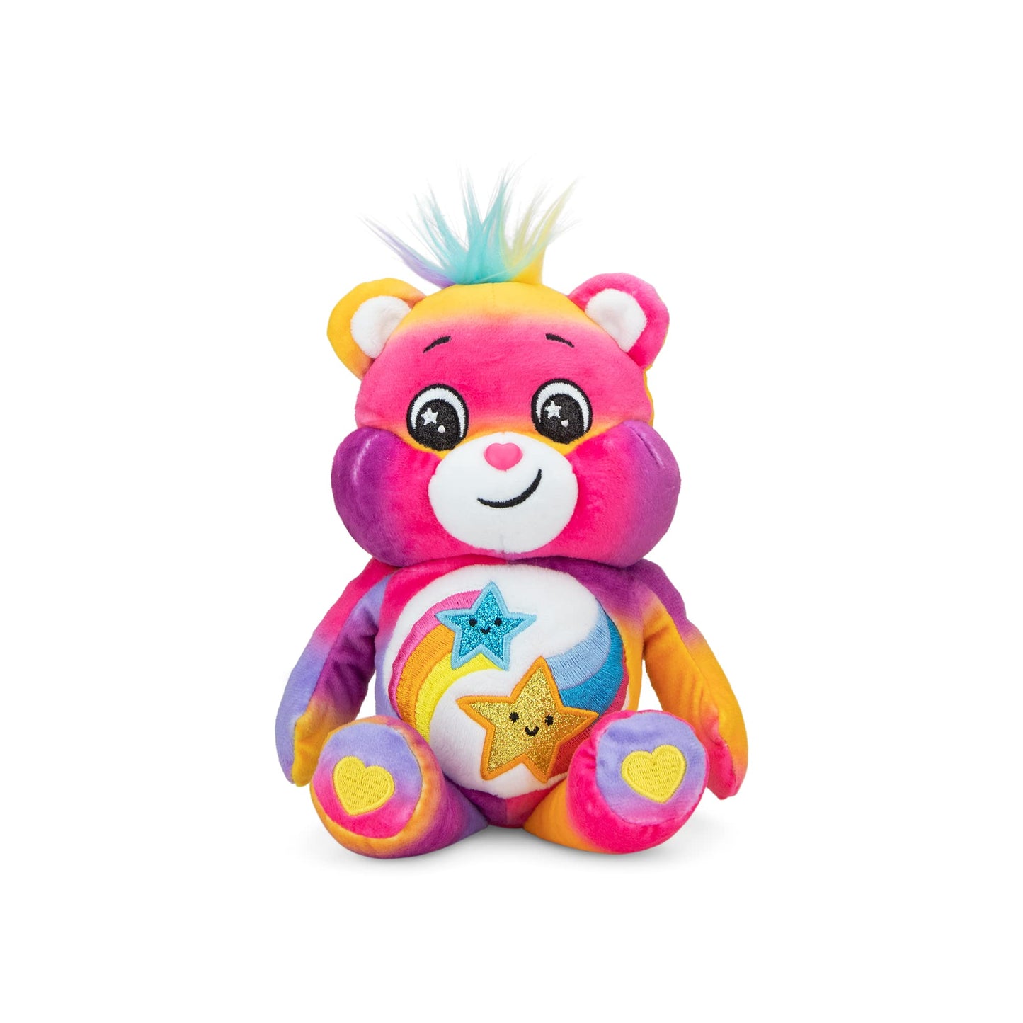 Care Bears 9" Bean Glitter Plush Toy - Multi Color, Polyester, Model 22505