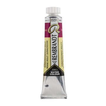 Rembrandt Watercolour Tube 20 ml Quinacridone red violet 365 (05043650)