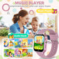 Kids Smart Watch for Girls Age 3-12 with 26 Games Audiobook Learning Cards HD Video Camera Touchscreen Music Player Pedometer Metal Case Kids Watch Toy Birthday Gift with 2 Screen Protector (Pink)