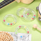 Toyvian 6Pcs Baby Toy Rings, Baby Rattles Plastic Clear Hand Bell Shaker, Rattle Inserts For Baby Toys, Developmental Baby Toy For Early Learning, Newborn Toddler Gifts