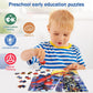 Puzzles For Kids Ages 4-8,Kids Puzzles In A Metal Box,Cool Toys Puzzles,Children Boys Girls Learning Educational Puzzles,100 Pie