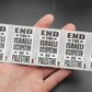 50PCS END The Israeli Occupation of Palestine Bulk lot Stickers Decals Labels Sticker
