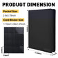 16 Pocket Card Binder 1280 Pockets Ringless Trading Card Binder enhanced Zipper Card Album Folder for TCG MTG Game&Sports Cards(BLACK)