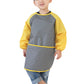 Plie Waterproof Kids Art Smocks 37 Colors (Age 1-10, S-XXL size), Black Check (33-S)