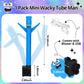 Poen Easter Mini Inflatable Tube Man Gag Funny Gift For Kids Wacky Waving Inflatable Tube Guy With Blower Joke Toy Desktop Quirky White Elephant Gift For Table Birthday Party Decor(Laugh)