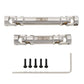 MEUS RACING Stainless Steel TRX4M Driveshaft, Drive Shaft for Traxxas 1/18 TRX4M Bronco Defender RC Crawler Upgrade Parts