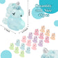 CCINEE 48pcs Luminous Mini Unicorn Miniauter Figures Glow in The Dark Resin Unicorn Figures Micro Fairy Ornaments Tiny Unicorns