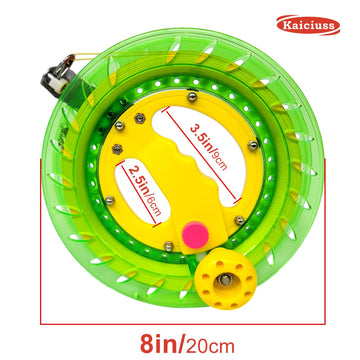 Kaiciuss Kite Reel Winder With Line, Kite String Reel For Kids & Adults, Easy To Use Kite String And Spool, It Comes With Durable Kite Thread And Connector (Green)
