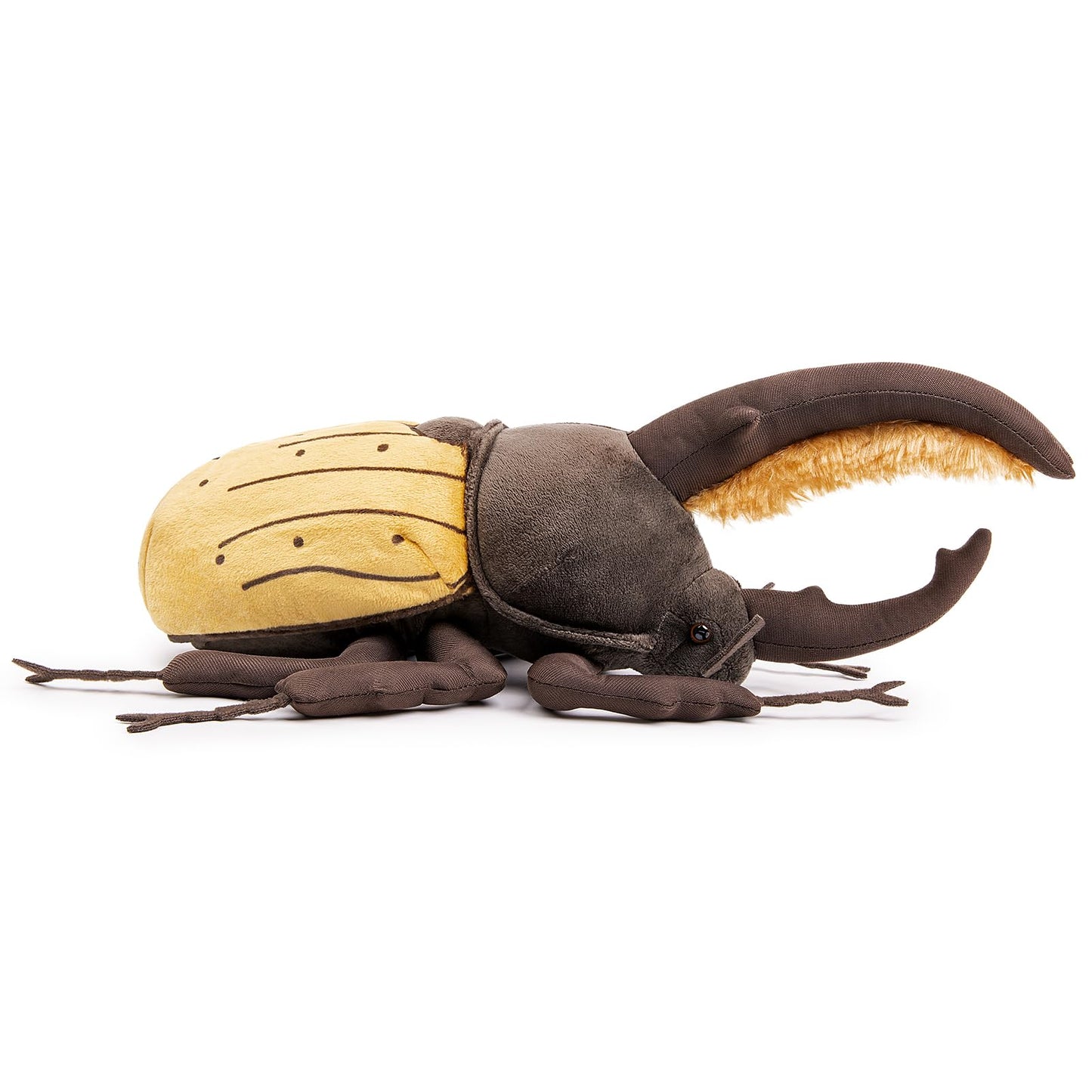 ZHONGXIN MADE Plush Insect Toy, 10" Great Halberd Beetle, Realistic Isopod Model, Soft Fabric, Unique Gift for Kids