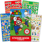 UPD Super Mario 4 Sheet Sticker Pad, 300 Plus Stickers (1 Set)