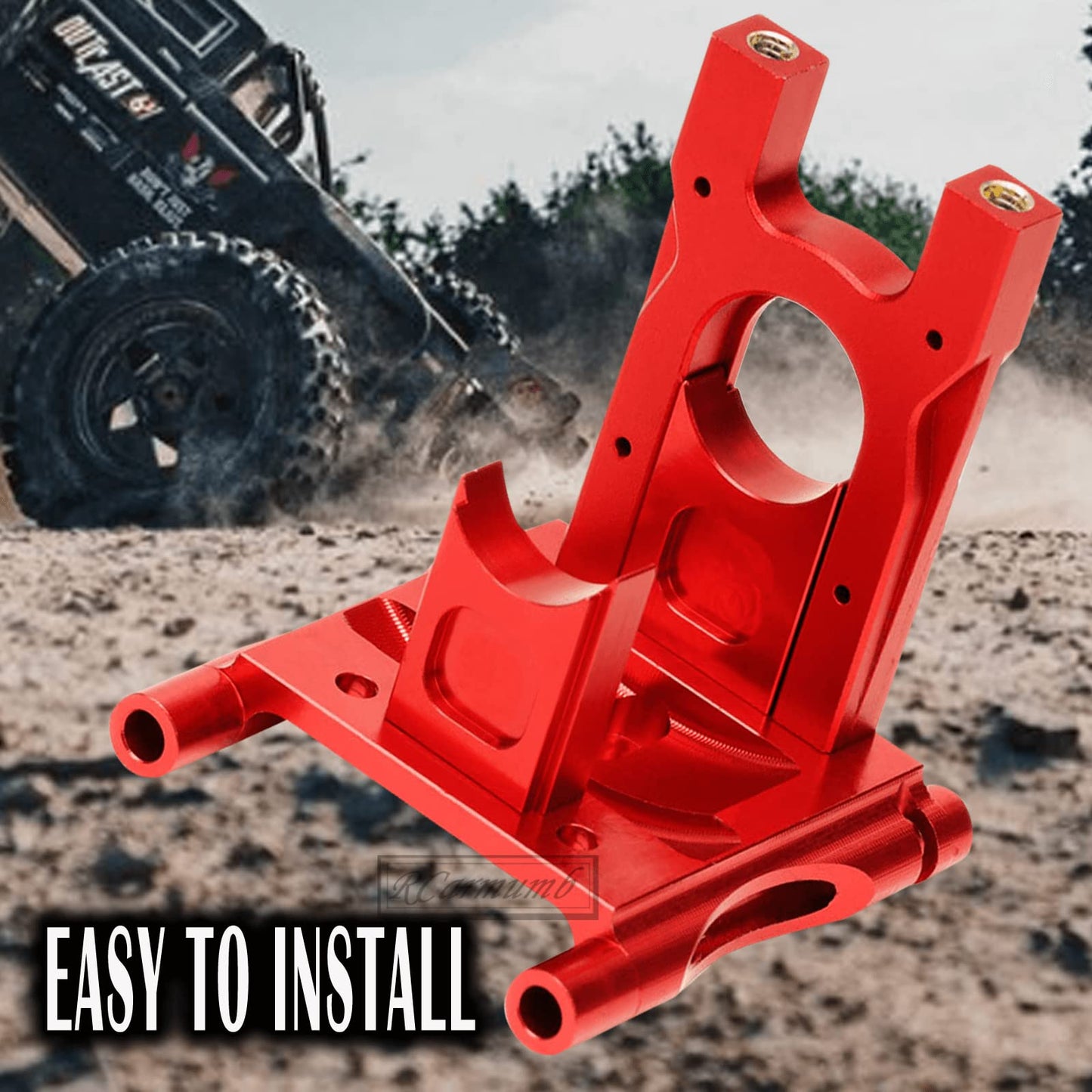 Rcarmumb Center Diff Mount Upgrades Part for ARRMA 1/8 Kraton/Notorious/Outcast/Talion/Typhon,1/7 Felony/Infraction/Fireteam/Moj