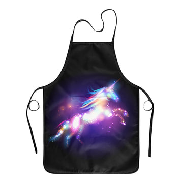 Popologa Magic Animal Apron For Girls Boys Kids Cooking Painting Aprons Art Smock Supplies Toddler