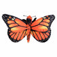 Zugar Land Plush Toy Butterfly (Orange Monarch Or Blue Morph) 11 Inch Wide. Soft And Cuddly Plush Realistic Toy. (Orange Monarch