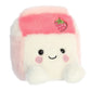 Aurora® Palm Pals™ Fresa Strawberry Milk™ Stuffed Animal, 5" Pink Collectible Plush Toy, Soft Polyester, Model 33760