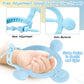 5 Pieces Baby Teething Toys For 6-12 Months Silicone Teether Hand Teether With Adjustable Wristband Anti-Dropping Chew Toys For