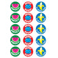 Trend Friendly Fruit/Fruit Punch Stinky Stickers, Classroom Incentives, 60 Count
