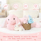Beniny Big Pink Bunny Stuffed Animal 24'' - Large Easter Stuffed Bunny Rabbit Plush Toy Gifts For Girls Baby - Plushy Mommy Bunn