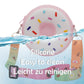 CONTRACONTACT Set of 4 Sweet Kids Purse Donut bags in pink in individual gift boxes, Donuts Purses as Kids Toys & first little h