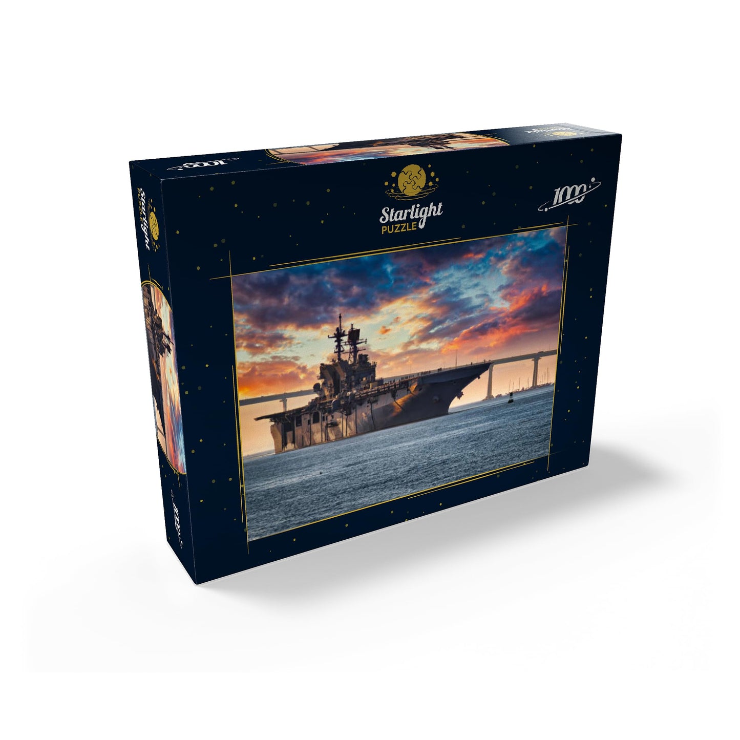 Mypuzzle A U.S. Navy Ship Leaves San Diego Bay And Heads Into The Pacific Ocean - Premium 1000 Piece Jigsaw Puzzle For Adults