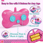 Lehoo Castle Remote Control Car for Toddlers, Toddler Girl Toys 2-3, Dinosaur Toys for Girls Ages 2-4 with Lights & Music, Toys