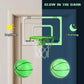 AOKESI Mini Portable Basketball Hoop Indoor Glow in The Dark  Over The Door Basketball Net Goal for Room Outdoor Play Game Toys Gift for mature-themed Kids Boys 5 6 7 8 9