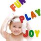 Babybibi 36 Pcs Stick-On Foam Bath Letters And Numbers - Non-Toxic, Bpa Free, No Mold Bath Tub Toys - Colorful, Educational, Fun Abc Bath Toys For Toddlers & Babies