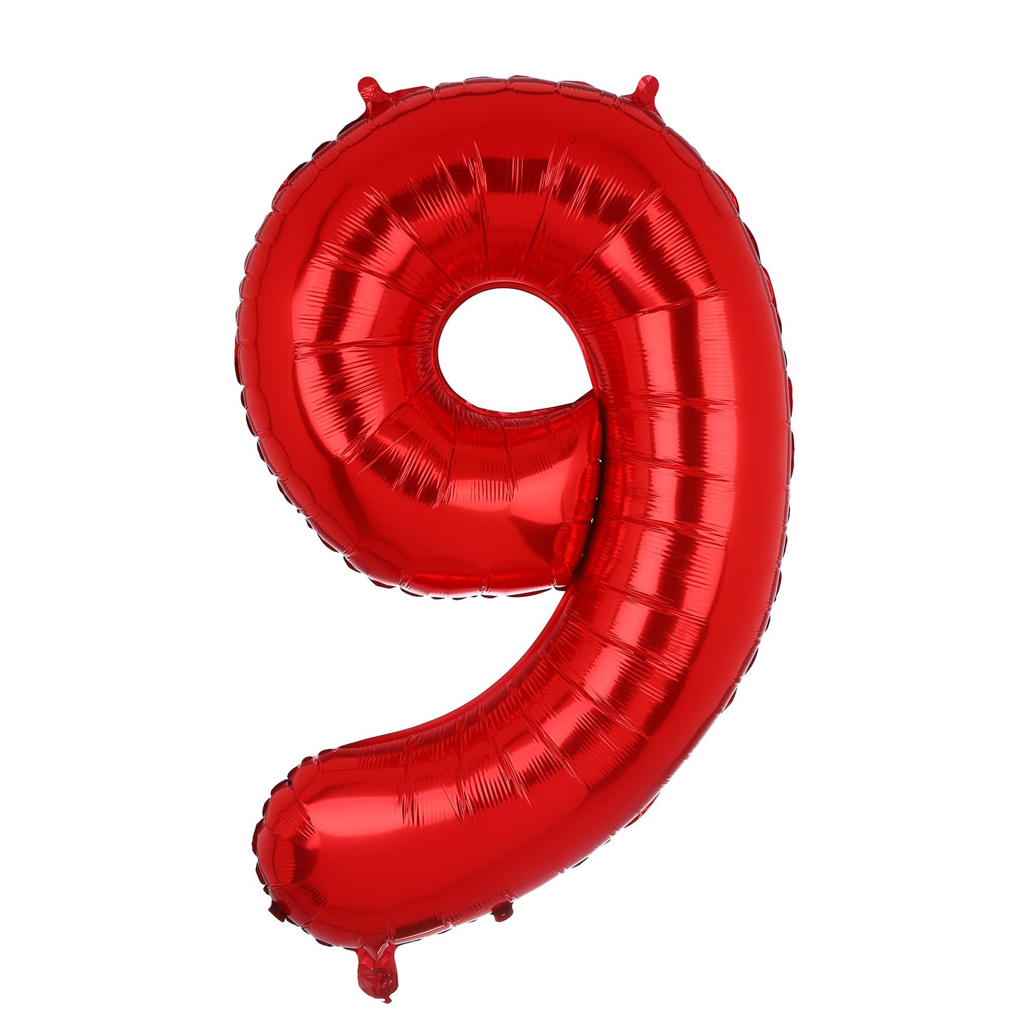 40 Inch 9 Red Number Balloons Mylar Foil Helium Digital Balloons Baby Shower 9Th Birthday Party Decor Supplies