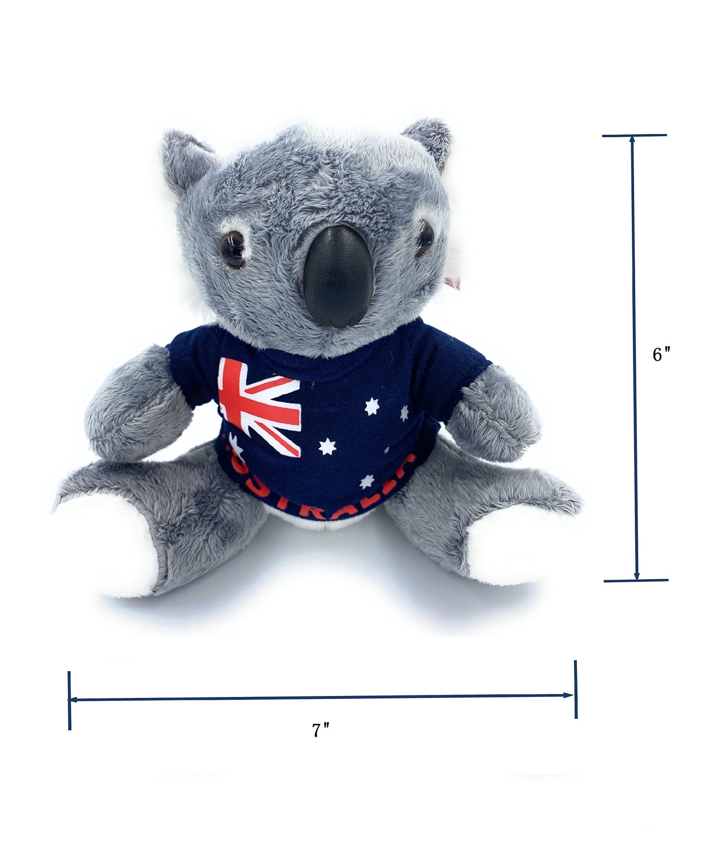 Aeisage Koala Stuffed Animal - 6 Inch Plush Koala Bear With T-Shirt, Super Soft Australian Souvenir Gift