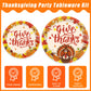Kepeel 96 Pcs Fall Thanksgiving Party Supplies Give Thanks Party Plates Fall Pumpkin Turkey Autumn Party Plates Napkins Set Disp
