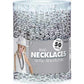 Amscan Metallic Oval Bead Party Necklaces, 50 Ct, 30'', Silver