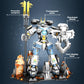 HIGH GODO Samurai Mech Warrior Building Sets  Robot with Long decorative replica blades Shields Display Base Building Blocks Toy Set  1588 Pieces Creative Collectible Ninja Gift for mature-themeds Man Teens Boys 8+