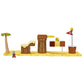 Nintendo Mario Bros Universe Micro Deluxe Pack Wave 1: Layer Cake Desert Ice Mario Playset