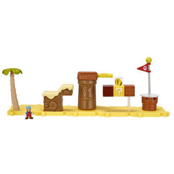 Nintendo Mario Bros Universe Micro Deluxe Pack Wave 1: Layer Cake Desert Ice Mario Playset