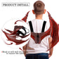 Darlion Dragon Wings Costume Children'S Props Cosplay Wing Dinosaur Tail Mask Set For Kids (Red)