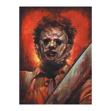Trick Or Treat Studios Texas Chainsaw Massacre Leatherface Jigsaw Puzzle - 1000 Piece, Multi-color, One Size, Model 237439