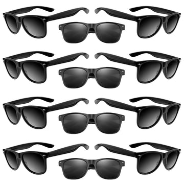 Tuparka 20 Pack Kids Sunglasses Bulk For Summer Pool Party Favors Birthday Parties Goody Bag Fillers, Black