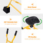 GLACER Kids Sand Digger with Wheels, Sandbox Digger Excavator Crane with Rotatable Seat, Kids Ride on Swivel Sand Digger for San