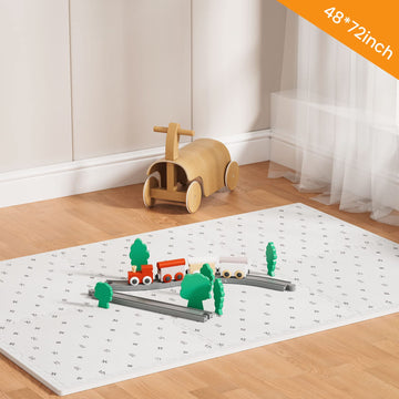 Tcbunny 16 Interlocking Tiles And Edges Baby Play Mat For Kids & Toddlers (Bohemia Handmade Pattern)