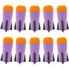 BOROLA 10 Pcs Missile Filled Foam Rocket Launcher  Compatible for Nerf N-Strike advanced Series(Purple)