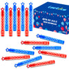 Bulk Independence Day Accessories 200 Pack, 4th of July Mini Bubbles Party Favors Supplies Bulk for Kids Boy Girl, Fourth of Jul