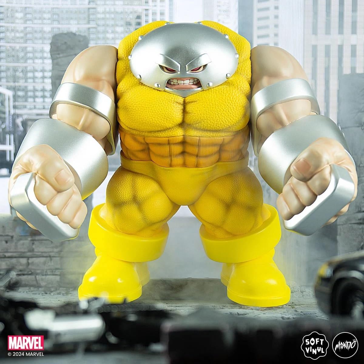 MONDO Juggernaut Soft Vinyl Figure - 12-Inch Exclusive, Yellow Variant, Plastic