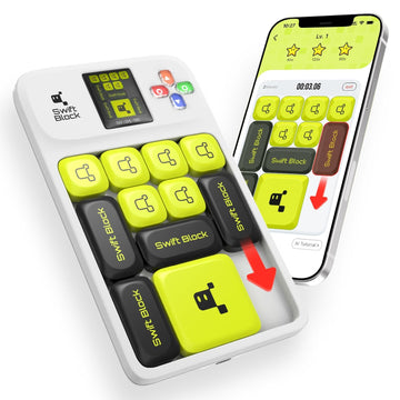 Swift Block wiSlide Smart Electronic Puzzle & Brain Teaser - 1000+ Levels, Live PVP Battles & STEM Learning Travel Toy, The Ulti