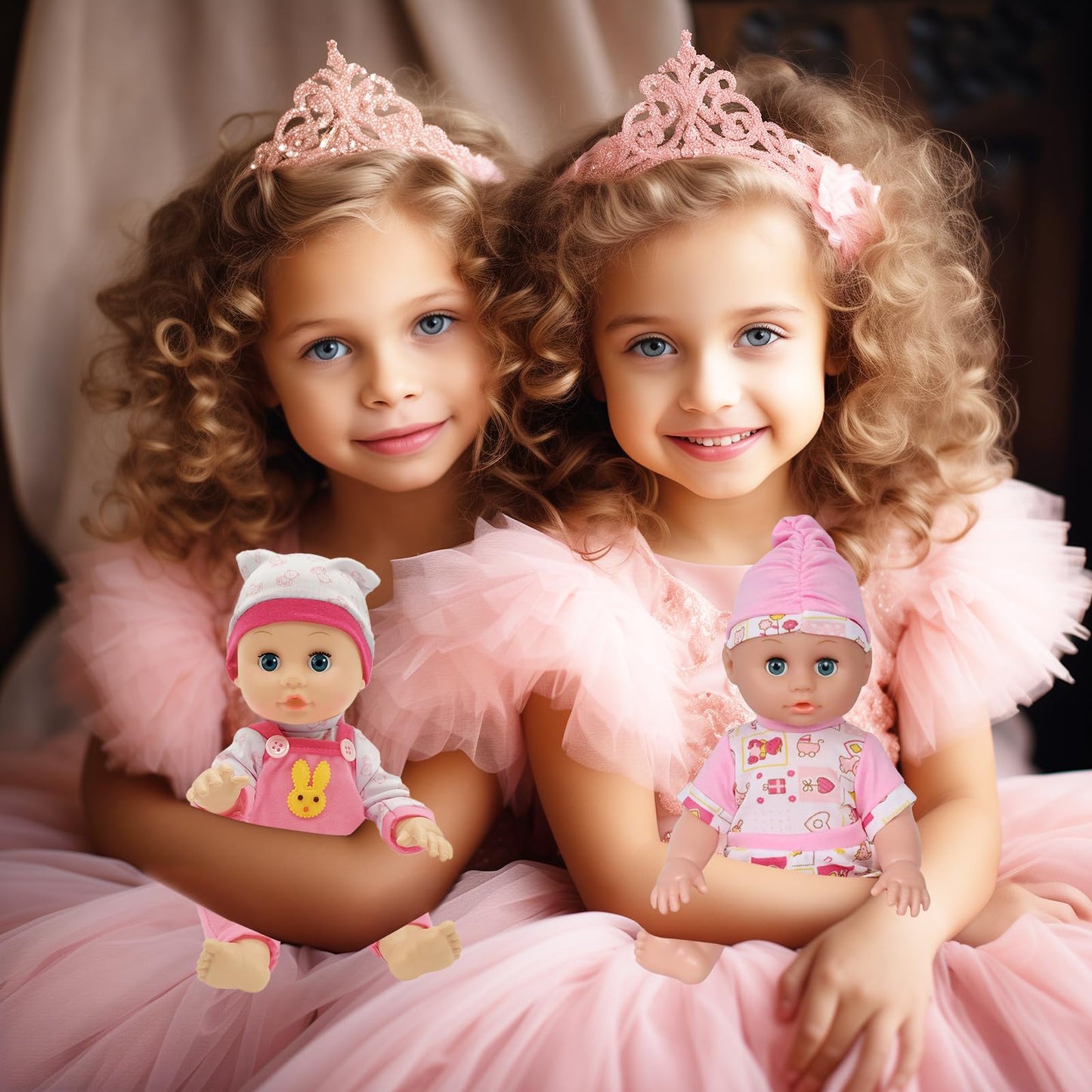 Artst Doll Clothes,12 Inch Baby Doll Clothes 6 Sets Include 5 Caps Fit For 10 Inch /11 Inch/ 12 Inch Baby